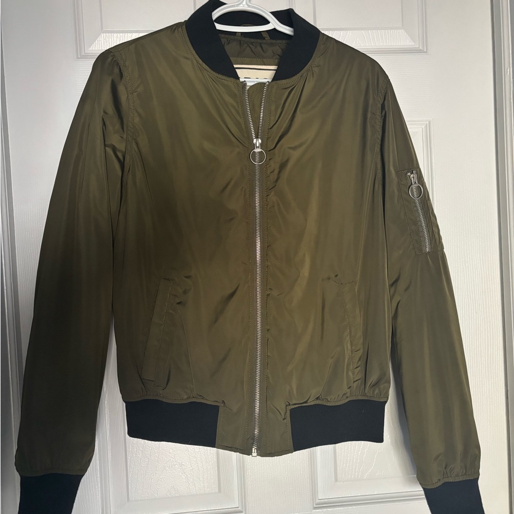 Garage Khaki Bomber Jacket